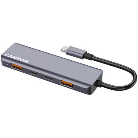 Image 1 for CANYON hub DS-18 5in1 USB-C Grey