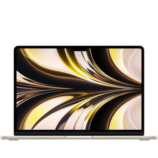 Image 1 for 13-inch MacBook Air: Apple M2 chip with 8-core CPU and 8-core GPU, 16GB, 256GB - Starlight,Model A2681
