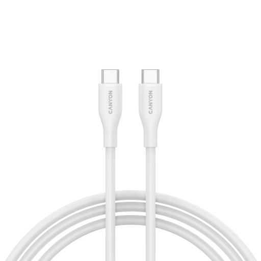 Image 1 for CANYON cable CC60SC10 C-C 60W 1m Silicon White