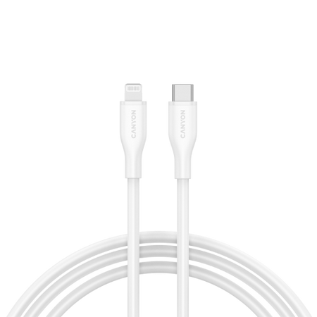 Image 1 for CANYON cable CLNM60 C-L 60W MFI 1m Silicon White