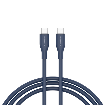 Image 1 for CANYON cable CC60SC10 C-C 60W 1m Silicon Dark blue