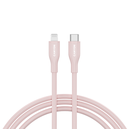 Image 1 for CANYON cable CLNM60 C-L 60W MFI 1m Silicon Pink