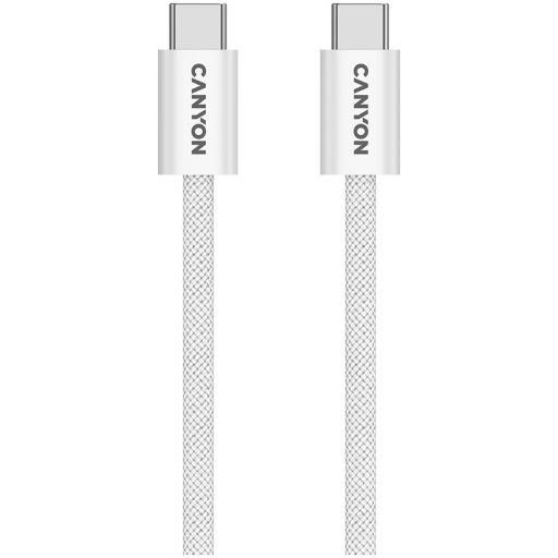Image 1 for CANYON cable OnWire 60MG C-C 60W Magnet Braided 1m White