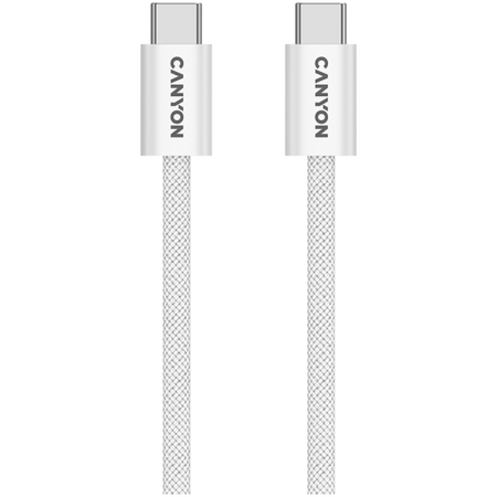 Image 1 for CANYON cable OnWire 60MG C-C 60W Magnet Braided 1m White