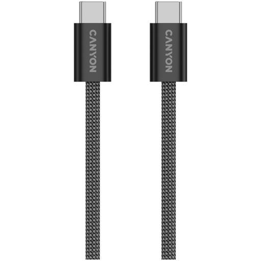 Image 1 for CANYON cable OnWire 60MG C-C 60W Magnet Braided 1m Black