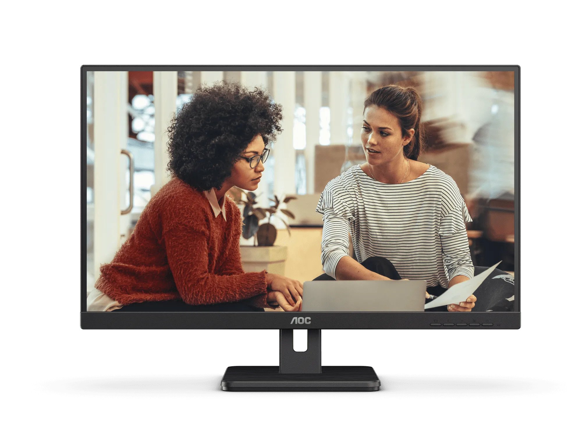 Image 2 for AOC 24E3H2 Monitor23.8 inchIPS FHD 1920x1080 100hzHDMIx2VESAFlicker FreeInternal Internal PSAdaptive Sync3YR Warranty