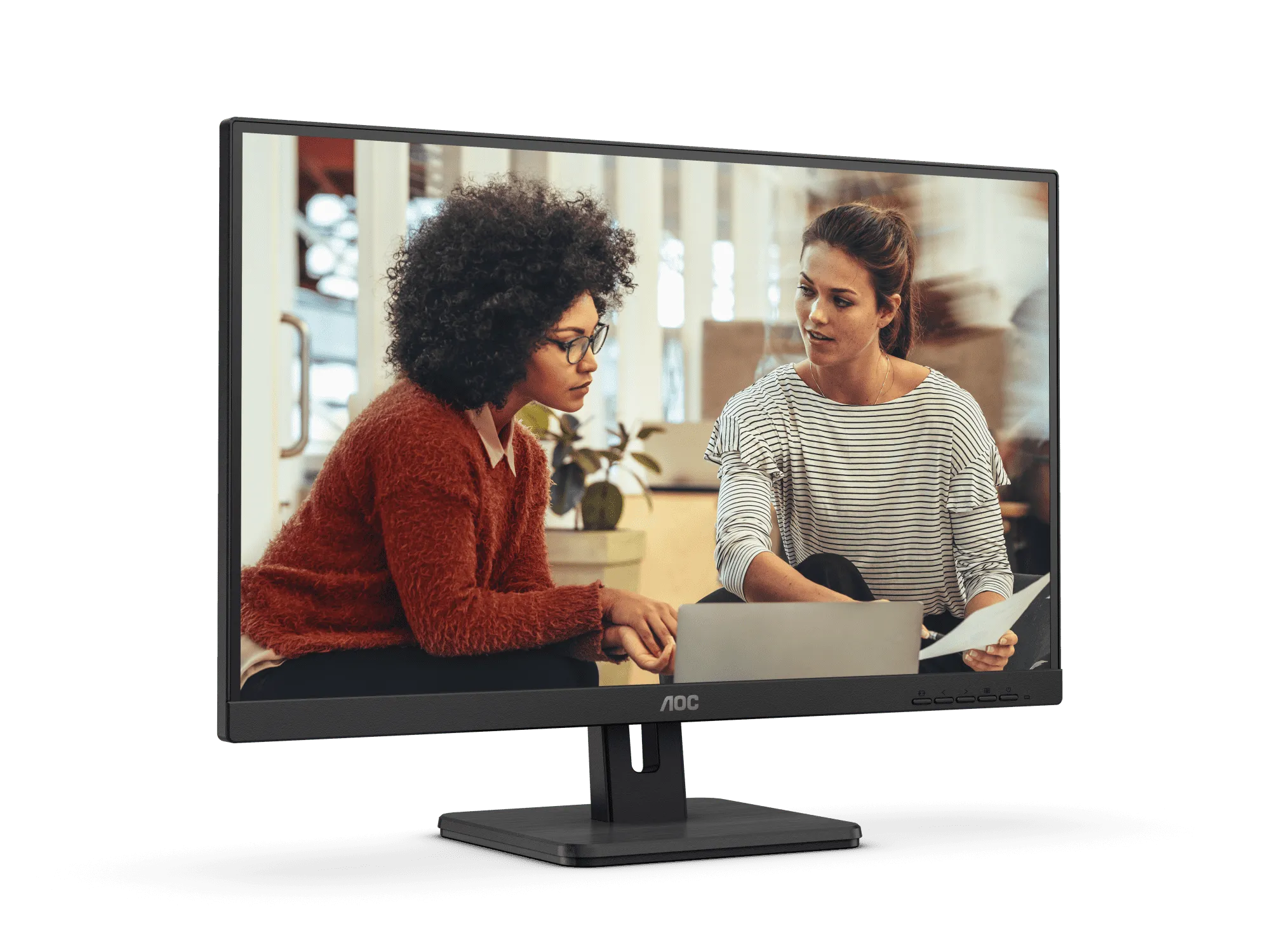 Image 3 for AOC 24E3H2 Monitor23.8 inchIPS FHD 1920x1080 100hzHDMIx2VESAFlicker FreeInternal Internal PSAdaptive Sync3YR Warranty