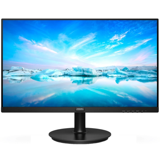 Image 1 for Philips Monitor 21,5" VA Panel, 1920x1080 @ 100hz, VGA, HDMI, Cables incl, LowBlue, Flicker-Free, VESA, 3 Year Warranty