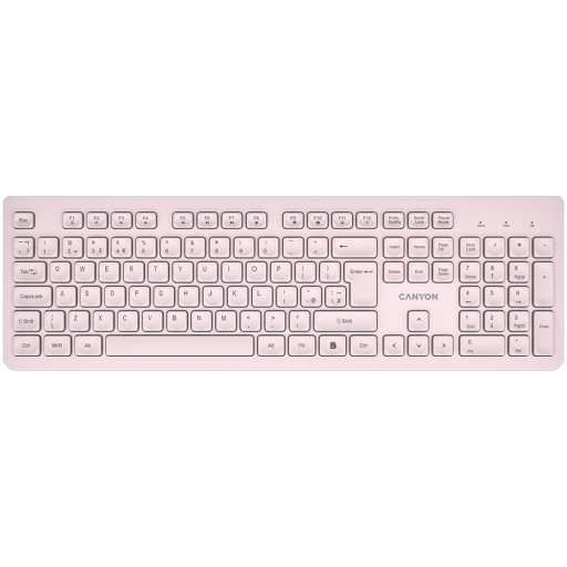 Image 1 for CANYON keyboard HKB-W01 UK/US AAA Wireless Beige