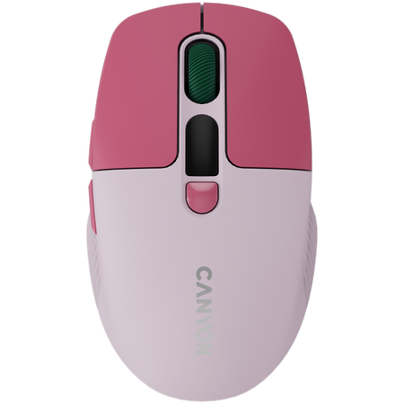 Image 1 for CANYON mouse MW-26 LCD Silent Dual Mode Wireless Pink