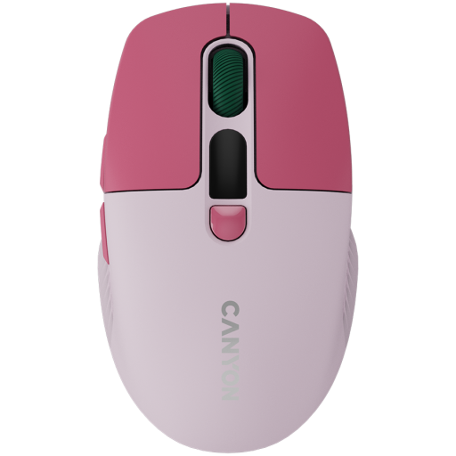 Image 1 for CANYON mouse MW-26 LCD Silent Dual Mode Wireless Pink