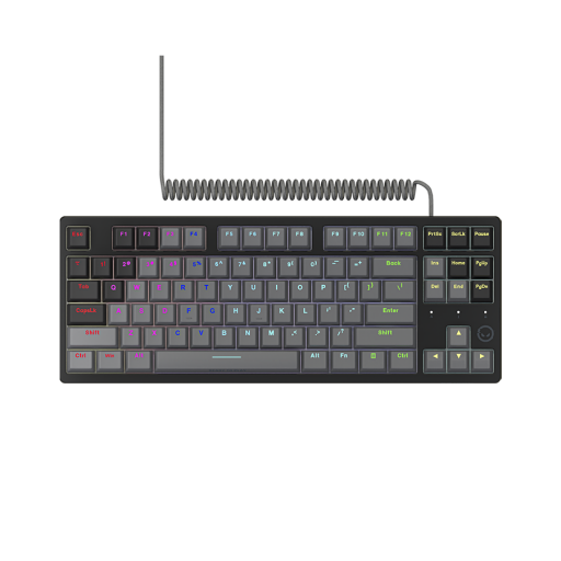 Image 1 for LORGAR Azar 514TKL, Wired RGB mechanical gaming keyboard, black, EN layout