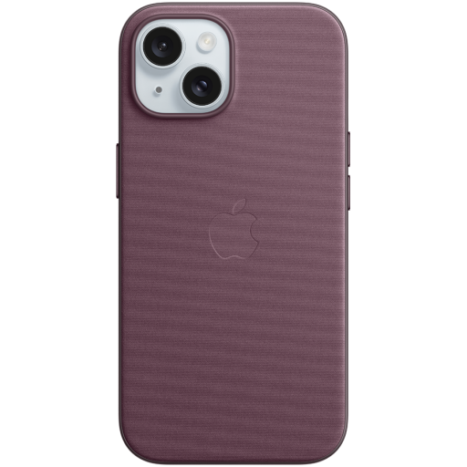 Image 1 for iPhone 15 FineWoven Case with MagSafe - Mulberry,Model A3132