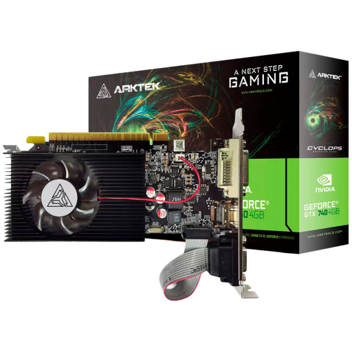Image 1 for Arktek Geforce GT740 DDR3 4GB 128Bit Low Profile