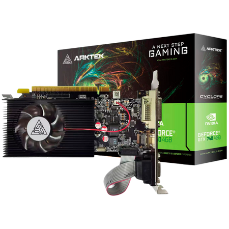 Image 1 for Arktek Geforce GT740 DDR3 4GB 128Bit Low Profile