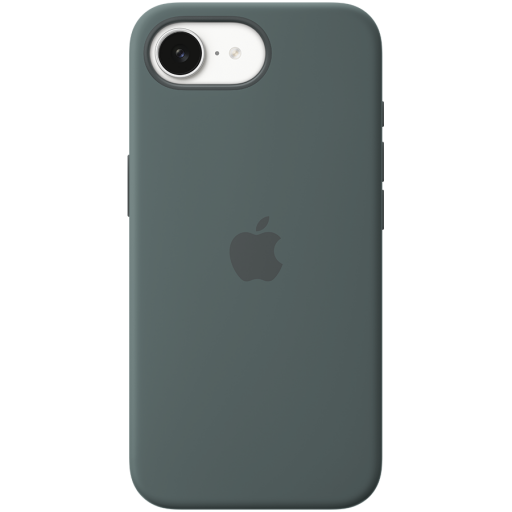 Image 1 for iPhone 16e Silicone Case – Lake Green