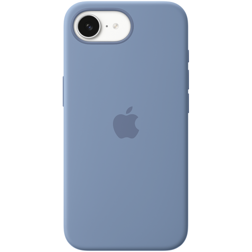 Image 1 for iPhone 16e Silicone Case – Winter Blue