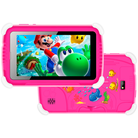 Image 1 for VGKE 7" IPS Kids Tablet - Mediatek MT6735 CPU, 1GB RAM, 16GB Storage, 3G + Wifi, Bluetooth 4.0, Android - Pink