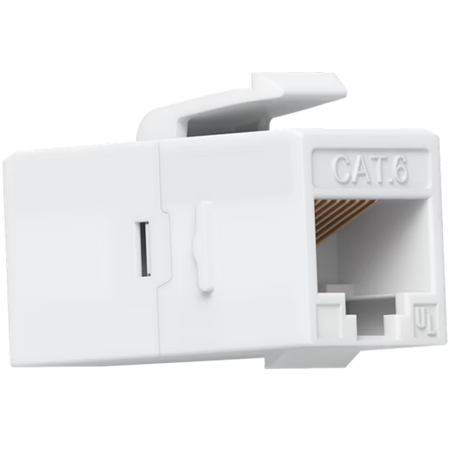 Image 1 for Ubiquiti UniFi UACC-Keystone-Coupler-C6 Cat6 keystone coupler, Easy snap-in installation on a blank patch panel, (12) Keystone Couplers per pack