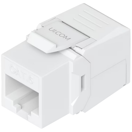 Image 1 for Ubiquiti UniFi  UACC-Keystone-Jack-C6 keystone for terminating a Cat6 Ethernet jack without the use of a punch-down or crimping too, (12) Keystone Jacks per pack