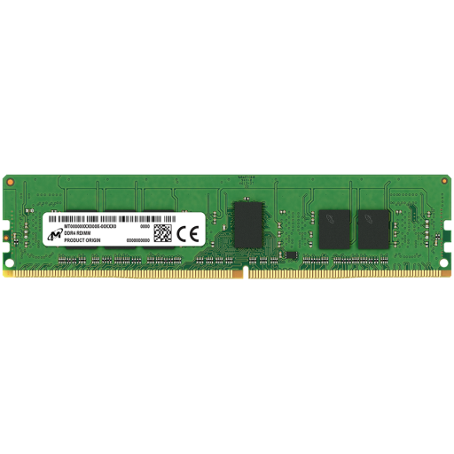 Image 1 for Micron DDR4 RDIMM 8GB 1Rx8 3200 CL22 (8Gbit) (Single Pack)