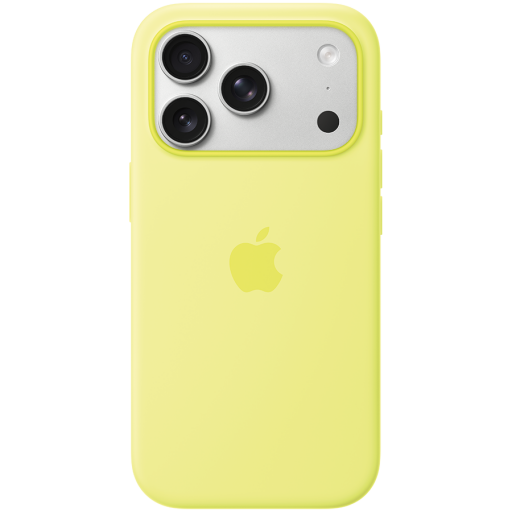 Image 1 for iPhone 17 Pro Silicone Case with MagSafe - Neon Yellow,Model A3559