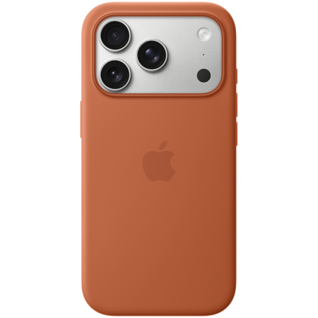 Image 1 for iPhone 17 Pro Silicone Case with MagSafe - Terra Cotta,Model A3559