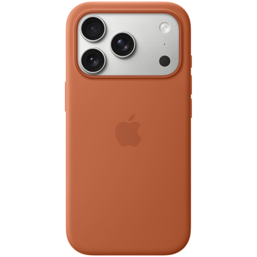 Image 1 for iPhone 17 Pro Silicone Case with MagSafe - Terra Cotta,Model A3559