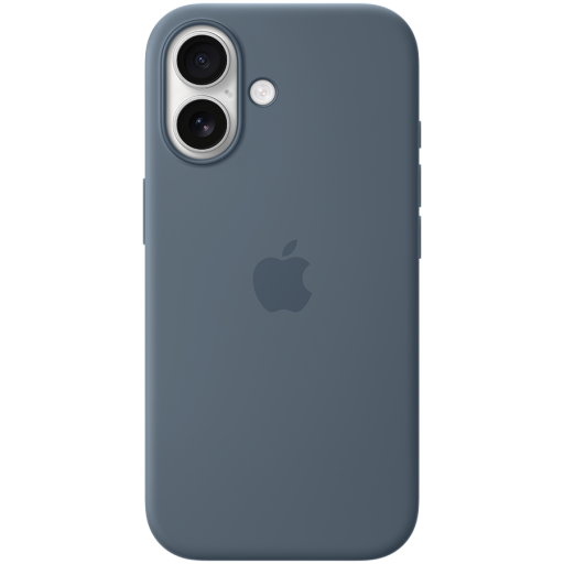 Image 1 for iPhone 17 Silicone Case with MagSafe - Anchor Blue,Model A3558