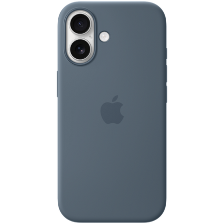 Image 1 for iPhone 17 Silicone Case with MagSafe - Anchor Blue,Model A3558