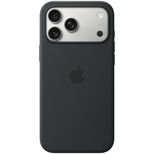 Image 1 for iPhone 17 Pro Max Silicone Case with MagSafe - Black,Model A3560