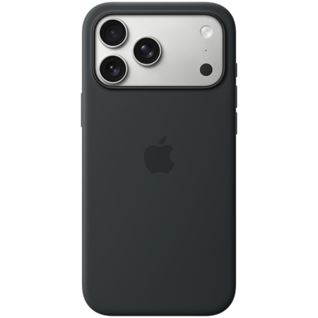 Image 1 for iPhone 17 Pro Max Silicone Case with MagSafe - Black,Model A3560