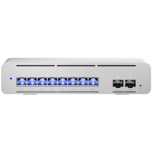 Image 1 for Ubiquiti Layer 3 Etherlighting USW-Pro-XG-8-PoE-EU (8) 10 GbE and (2) 10G SFP+ ports