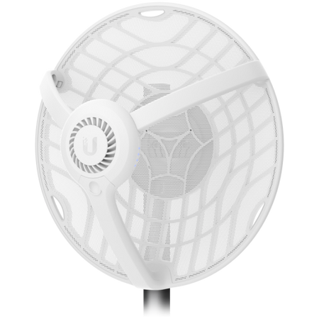 Image 1 for Ubiquiti AF60 LR is a 60GHz radio designed for high-throughput connectivity over an extended range. The airFiber 60 LR features the integrated high-gain dish antenna for high speed, long-range performance Point-to-Point (PtP) links 12+ km