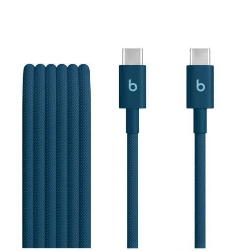 Image 1 for Beats USB-C to USB-C Woven Cable (1.5 m) - Nitro Navy
