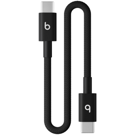Image 1 for Beats USB-C to USB-C Woven Short Cable (20 cm) - Bolt Black