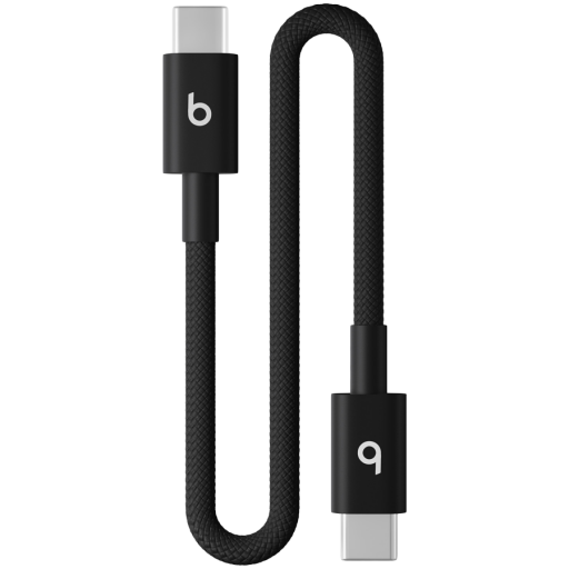 Image 1 for Beats USB-C to USB-C Woven Short Cable (20 cm) - Bolt Black