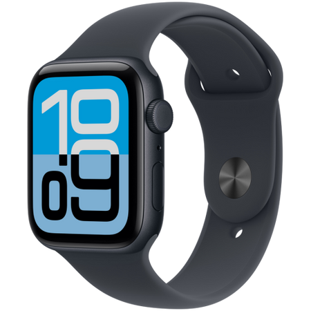 Image 1 for Apple Watch SE 3 GPS + Cellular 44mm Midnight Aluminium Case with Midnight Sport Band - S/M,Model A3328