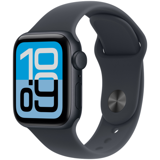 Image 1 for Apple Watch SE 3 GPS 40mm Midnight Aluminium Case with Midnight Sport Band- M/L, Model A3324