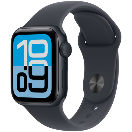 Image 1 for Apple Watch SE 3 GPS 40mm Midnight Aluminium Case with Midnight Sport Band- M/L, Model A3324