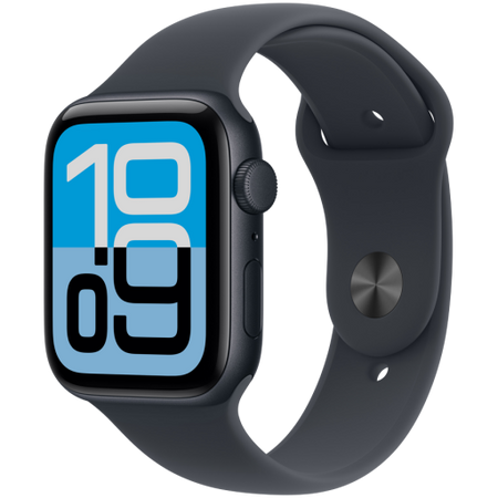 Image 1 for Apple Watch SE 3 GPS 44mm Midnight Aluminium Case with Midnight Sport Band - M/L, Model A3325
