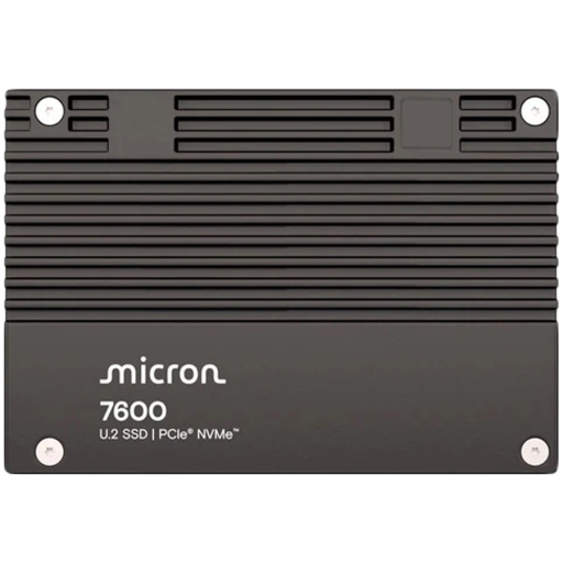 Image 1 for Micron 7600 PRO 7.68TB NVMe U.2 (15mm) Enterprise SSD Single Pack
