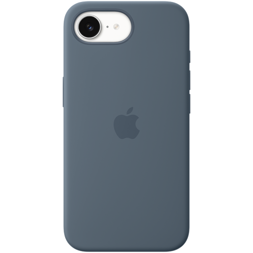 Image 1 for iPhone 17e Silicone Case with MagSafe - Anchor Blue,Model A3646