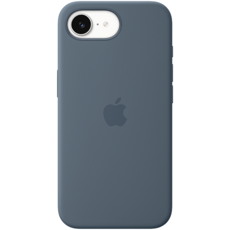 Image 1 for iPhone 17e Silicone Case with MagSafe - Anchor Blue,Model A3646