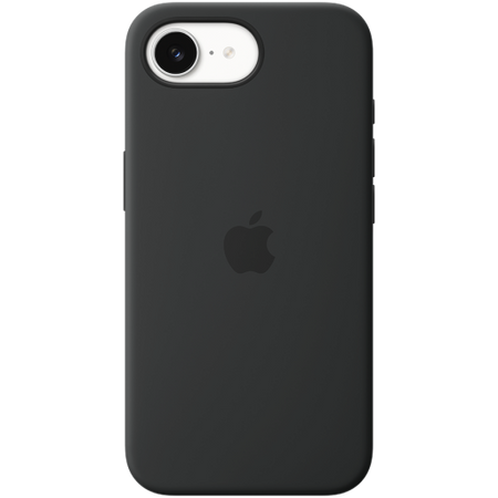 Image 1 for iPhone 17e Silicone Case with MagSafe - Black,Model A3646