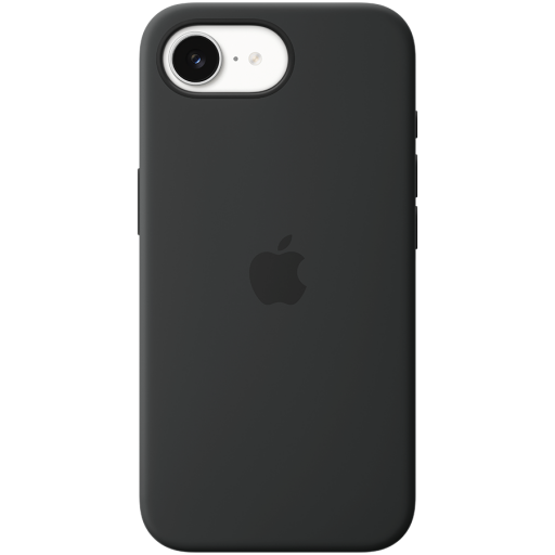 Image 1 for iPhone 17e Silicone Case with MagSafe - Black,Model A3646