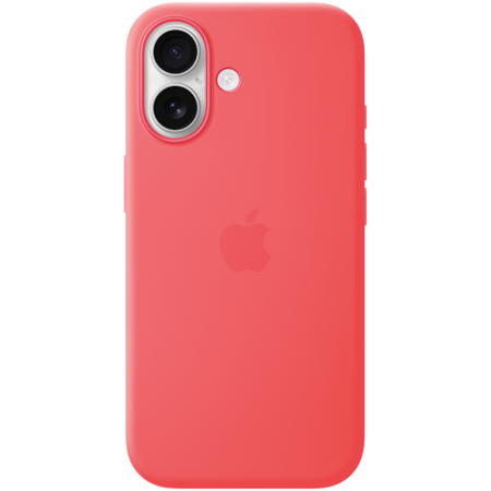 Image 1 for iPhone 17 Silicone Case with MagSafe - Bright Guava,Model A3558