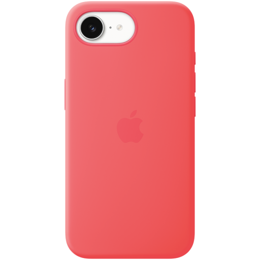 Image 1 for iPhone 17e Silicone Case with MagSafe - Bright Guava,Model A3646