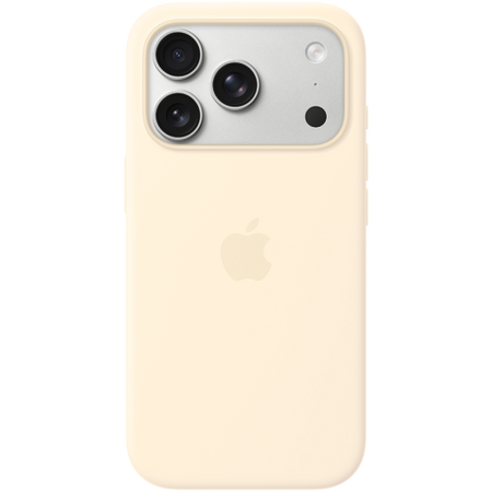 Image 1 for iPhone 17 Pro Silicone Case with MagSafe - Vanilla,Model A3559