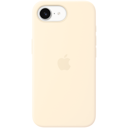 Image 1 for iPhone 17e Silicone Case with MagSafe - Vanilla,Model A3646